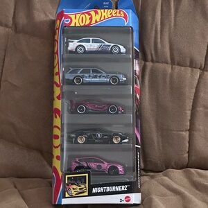 Mattel Hot Wheels Nightburnerz 5-Car Set